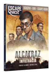 Okładka książki Escape Quest. Alcatraz infiltracja Fabrice Glikman, Maxime Teppe