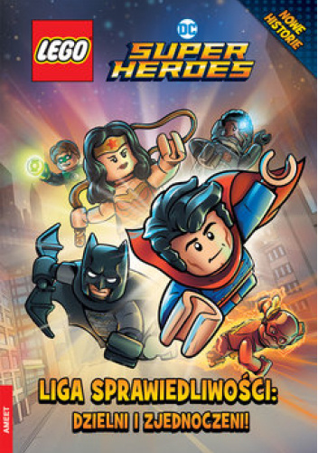 Okładki książek z cyklu LEGO DC SUPER HEROES