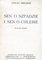 Okładka książki Sen o szpadzie i sen o chlebie Stefan Żeromski