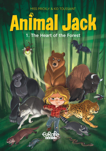 Okładki książek z cyklu Animal Jack