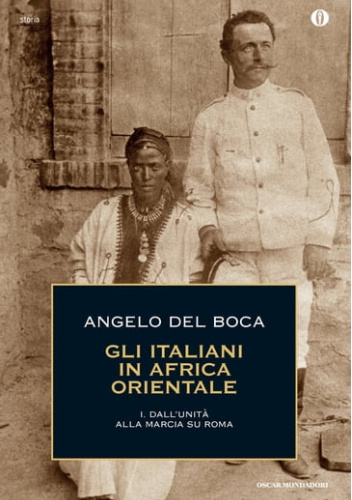 Okładki książek z cyklu Gli italiani in Africa Orientale