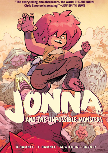 Okładki książek z cyklu Jonna and the Unpossible Monsters