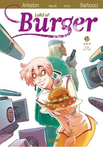 Okładki książek z cyklu Lord of Burger