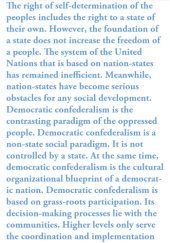 Okładka książki Democratic Confederalism Abdullah Öcalan