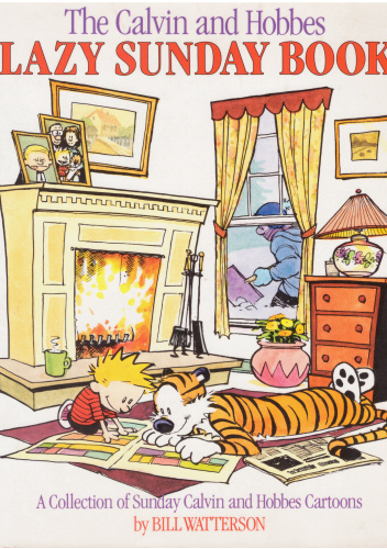 Okładki książek z cyklu Calvin i Hobbes