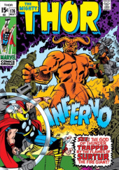 Okładka książki Thor (1966) #176: Piekło Jack Kirby, Stan Lee