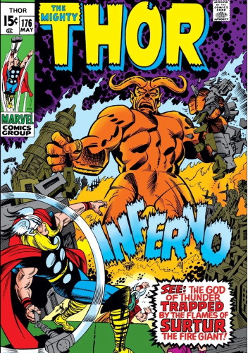 Okładki książek z cyklu Mighty Thor (1966)