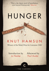 Okładka książki Hunger Knut Hamsun