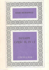 Okładka książki Dziady. Część I, II i IV Adam Mickiewicz