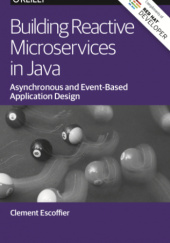 Okładka książki Building Reactive Microservices in Java Clement Escoffier