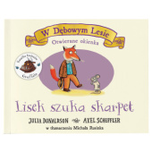 Okładka książki Lisek szuka skarpet Julia Donaldson, Axel Scheffler