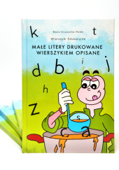 Okładka książki Małe litery drukowane wierszykiem opisane Beata Gruszecka-Małek
