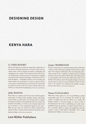 Okładka książki Designing Design Kenya Hara