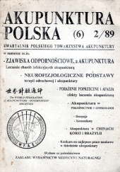 Okładka książki Akupunktura Polska nr 2/1989 (6) Redakcja Akupunktury Polskiej