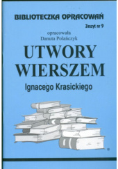 Okładka książki Utwory wierszem Ignacego Krasickiego Danuta Polańczyk