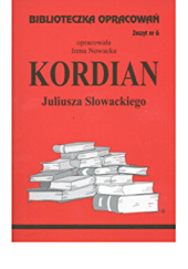 Okładka książki "Kordian" Juliusza Słowackiego Irena Nowacka