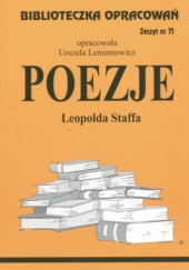 Okładka książki Poezje Leopolda Staffa Urszula Lementowicz