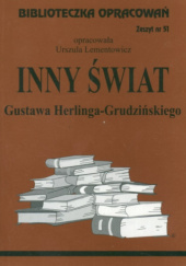 Okładka książki "Inny świat" Gustawa Herlinga-Grudzińskiego Urszula Lementowicz