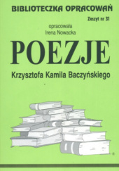 Okładka książki Poezje Krzysztofa Kamila Baczyńskiego Irena Nowacka