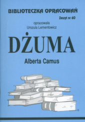 Okładka książki "Dżuma" Alberta Camus Urszula Lementowicz