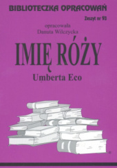 Okładka książki "Imię róży" Umberta Eco Danuta Wilczycka