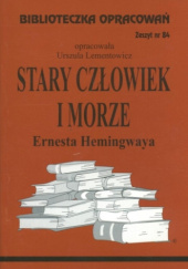Okładka książki "Stary człowiek i morze" Ernesta Hemingwaya Urszula Lementowicz