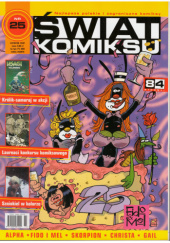 Okładka książki Świat Komiksu #25 (listopada 2001) Tadeusz Baranowski, Stephen Desberg, René Goscinny, Tomasz Lew Leśniak, Enrico Marini, Rafał Skarżycki