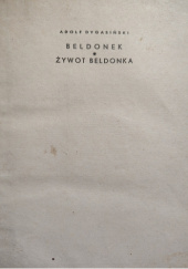 Okładka książki Beldonek * Żywot Beldonka Adolf Dygasiński