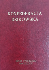 Okładka książki Konfederacja Dzikowska Stefan Truchim