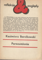 Okładka książki Porozumienia Kazimierz Barcikowski