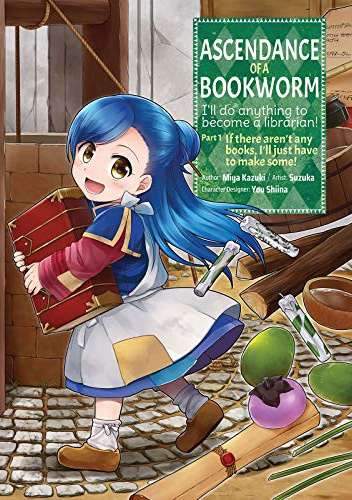 Okładki książek z cyklu Ascendance of a Bookworm Part 1 Manga