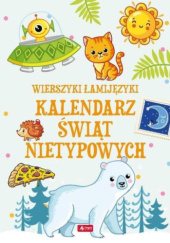 Okładka książki Wierszyki łamijęzyki. Kalendarz świąt nietypowych Sabina Baranowska