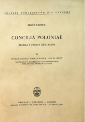 Okładka książki Synody diecezji wrocławskiej i ich statuty Jakub Sawicki