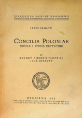 Okładka książki Synody diecezji płockiej i ich statuty Jakub Sawicki