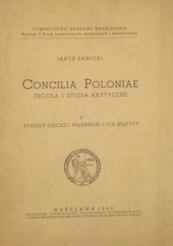 Okładki książek z cyklu Concilia Poloniae. Źródła i studia krytyczne