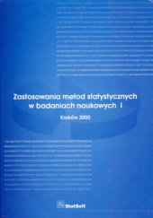 Okładka książki Zastosowania metod statystycznych w badaniach naukowych I Jacek Jakubowski, Janusz Wątroba