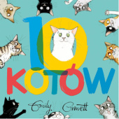 Okładka książki 10 kotów Emily Gravett