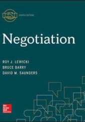 Okładka książki Negotiation Roy Lewicki