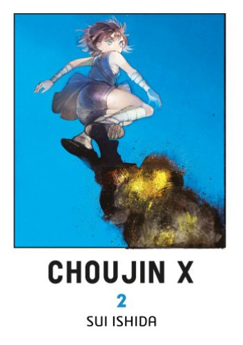 Okładki książek z cyklu Choujin X