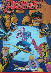 Okładka książki Marvel Action. Avengers: Koszmar na Jawie Marcio Fiorito, Matthew K. Manning, Nuno Plati, Protobunker