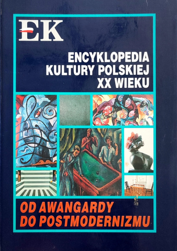Okładki książek z cyklu Encyklopedia kultury polskiej XX wieku