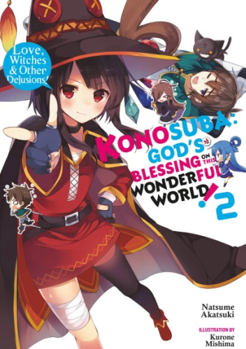 Okładki książek z cyklu Konosuba: God's Blessing on This Wonderful World! (light novel)