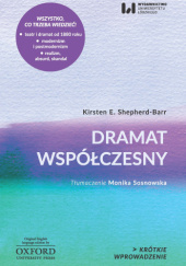 Okładka książki Dramat współczesny Kirsten Shepherd-Barr