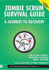 Okładka książki Zombie Scrum Survival Guide Barry Overeem, Johannes Schartau, Christiaan Verwijs
