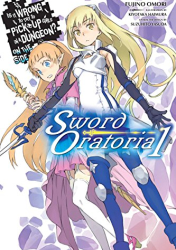 Okładki książek z cyklu Danmachi Sword Oratoria (light novel)