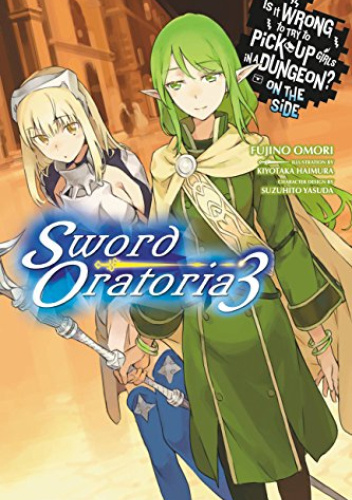Okładki książek z cyklu Danmachi Sword Oratoria (light novel)
