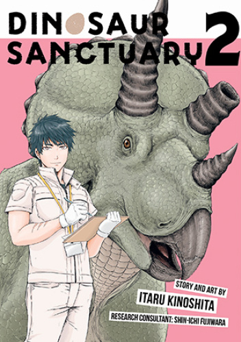 Okładki książek z cyklu Dinosaur sanctuary
