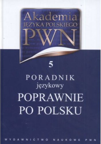 Okładki książek z cyklu Akademia Języka Polskiego PWN