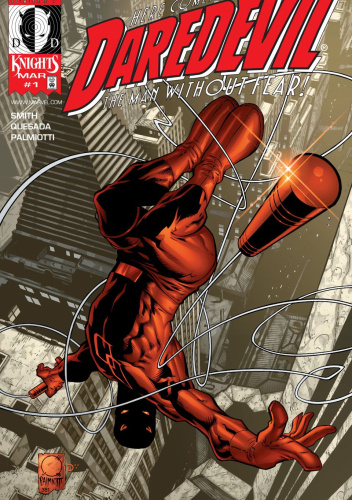 Okładki książek z cyklu Daredevil: Marvel Knights Collection