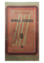 Okładka książki Niewola tatarska Henryk Sienkiewicz